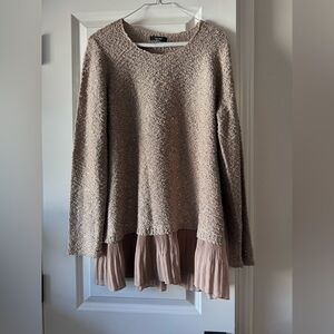 Alfani Tan Sequenced Sweater
